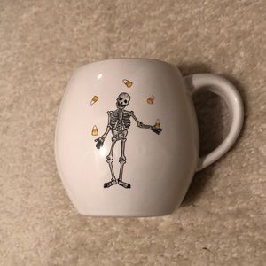 rae dunn halloween skeleton mug
